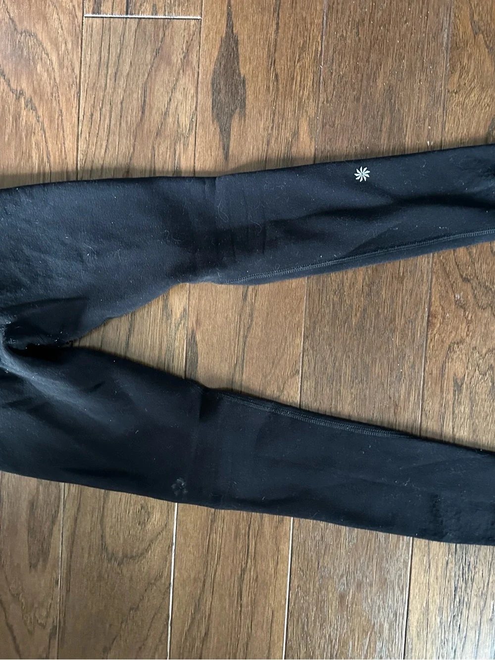 Athleta Girl Black Thermal Leggings - Girls M (8-10)